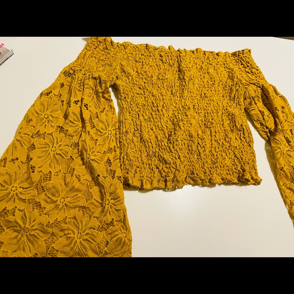 Crop top long sleeve